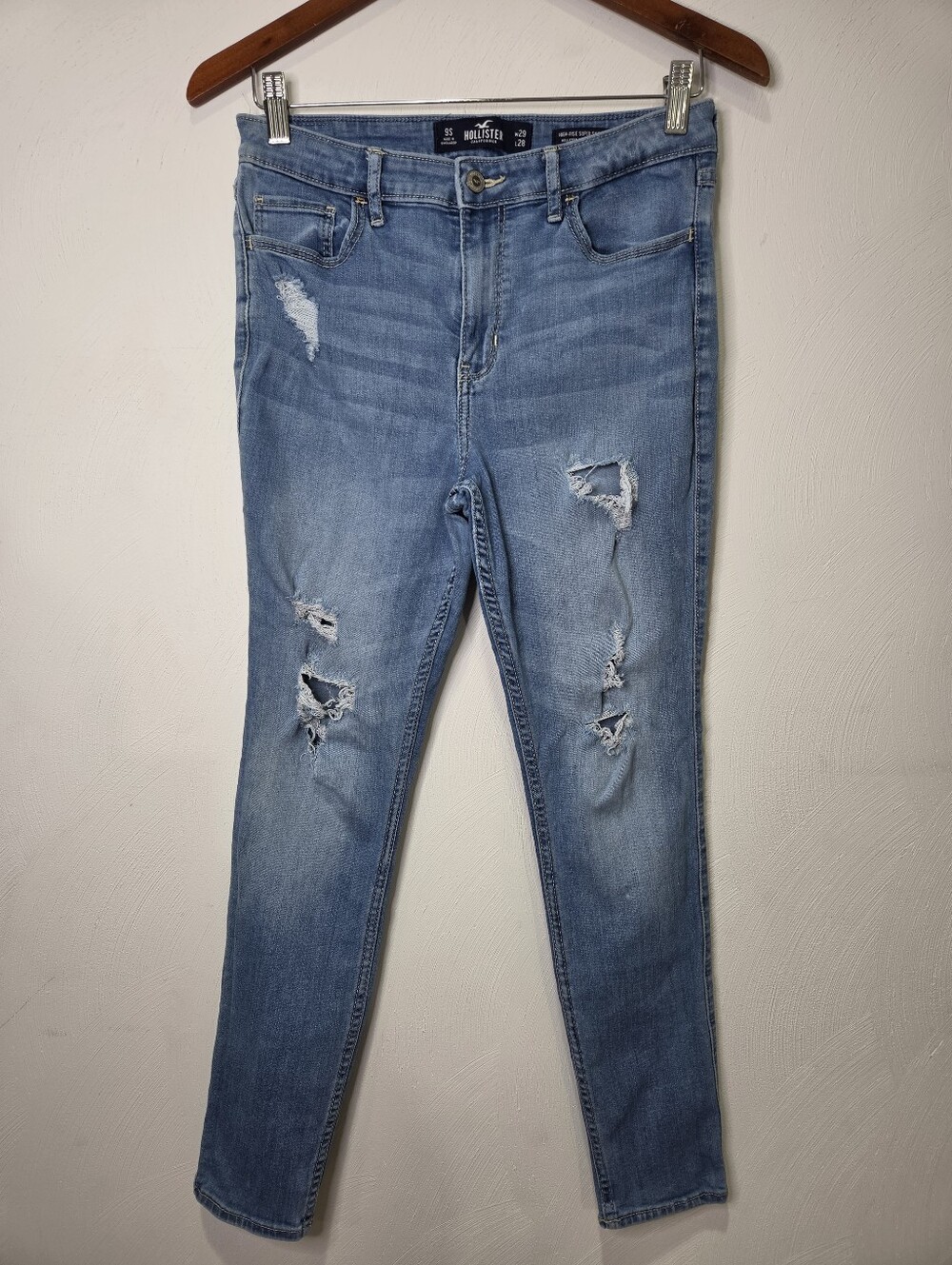 Hollister High Rise Super Skinny Classic Stretch Jeans Size 29/9 Short